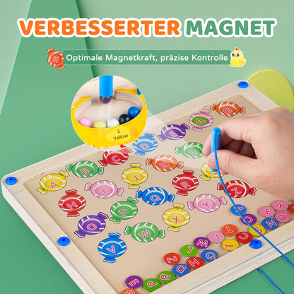 2 in 1 Montessori Magnetspiel Labyrinth