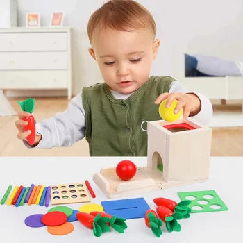 4-in-1 Montessori Motorikwürfel