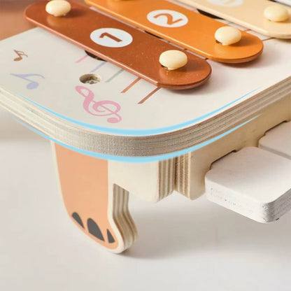 Detail des Beckens am Montessori Musikspielzeug für Kinder