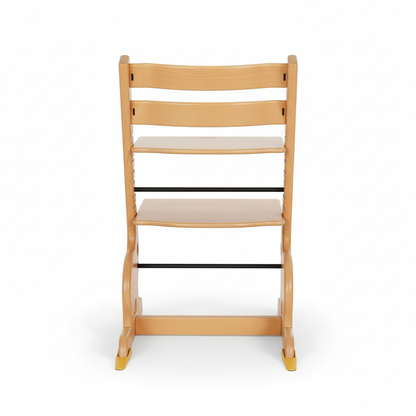 Montessori Hochstuhl aus Buchenholz – Kinderstuhl mit Tablett