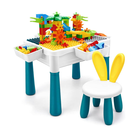 5-in-1 Montessori Building Table – Sand/Water Table & Organization