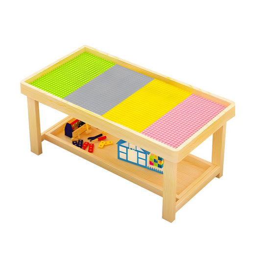 Montessori Spieltisch aus Holz – Multifunktionaler Kinderspieltisch