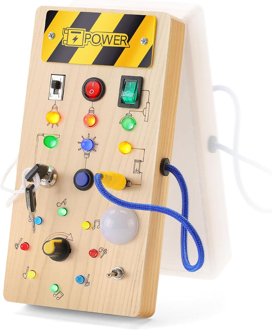 Montessori Busy Board Holz-Schalttafel