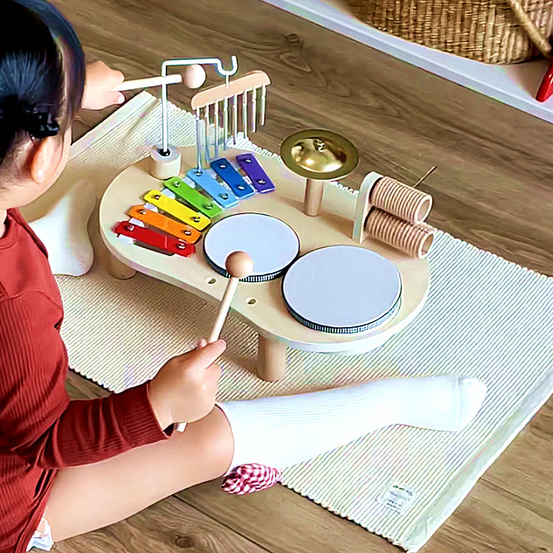 Montessori Holz Musikinstrument für Kinder, fördert musikalische Fähigkeiten und Kreativität bei jungen Talenten.