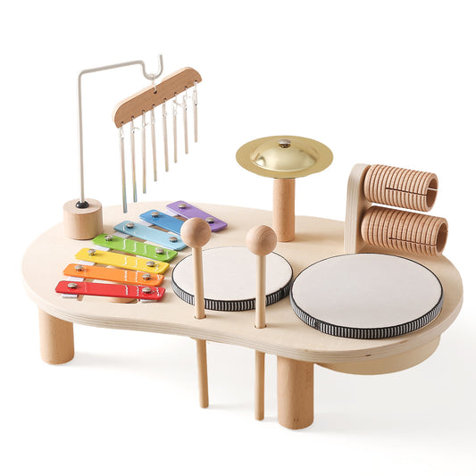 Montessori Holz Musikinstrument für Kinder, fördert musikalische Fähigkeiten und Kreativität bei jungen Talenten.