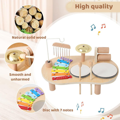 Montessori Musik Aktivitätstisch – Lernen durch Musik und Spiel
