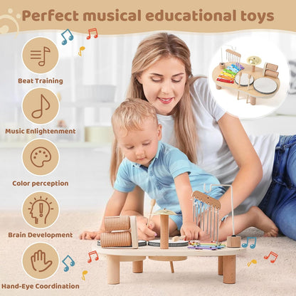 Montessori Musik Aktivitätstisch – Lernen durch Musik und Spiel