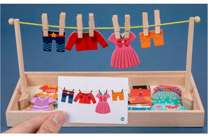 Montessori-Spielzeug für die Früherziehung, lustiges Anziehpuzzle und Lernspielzeug