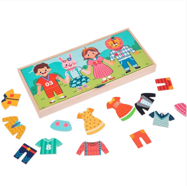 Montessori-Spielzeug für die Früherziehung, lustiges Anziehpuzzle und Lernspielzeug