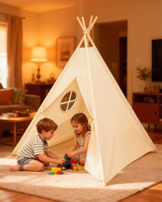 Montessori speeltent – Perfect om in te spelen en te lezen, opvouwbaar & wasbaar