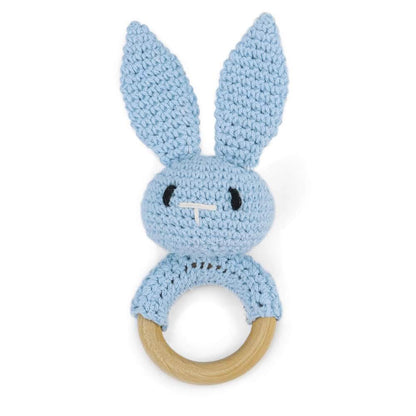 Montessori Wooden Teething Ring – BPA-free & Rattle Grasping Toy