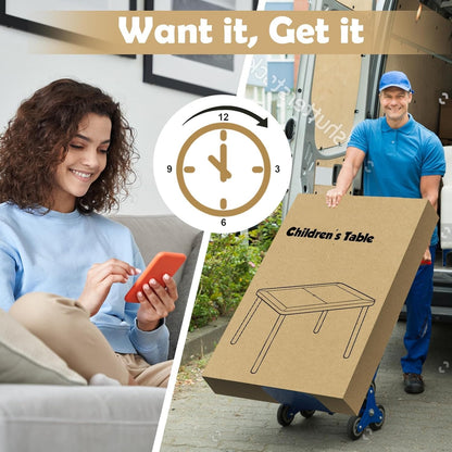 Mesa de juego de madera Montessori: mesa de juego infantil multifuncional