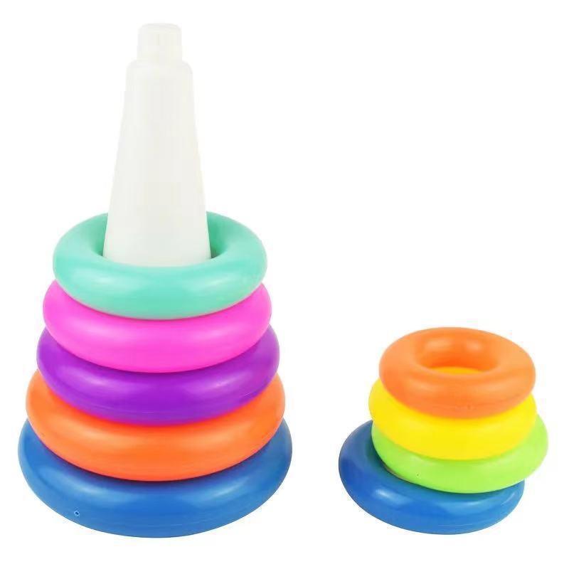 Montessori Rollende Kugel und Stapelspielzeug für Babys ab 6 Monaten