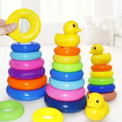 Montessori Rollende Kugel und Stapelspielzeug für Babys ab 6 Monaten