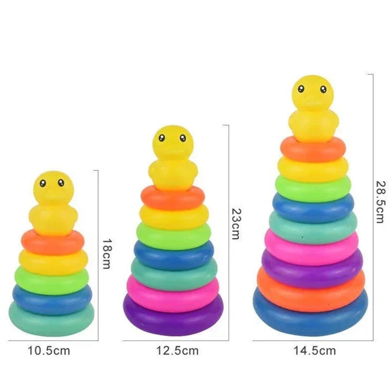 Montessori Rollende Kugel und Stapelspielzeug für Babys ab 6 Monaten