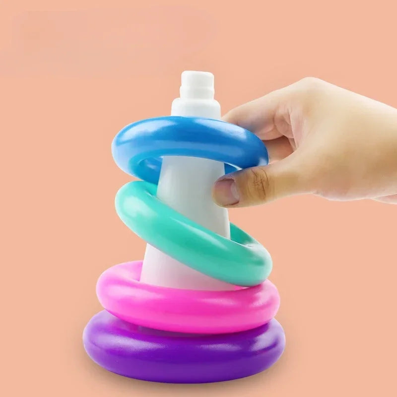 Montessori Rollende Kugel und Stapelspielzeug für Babys ab 6 Monaten