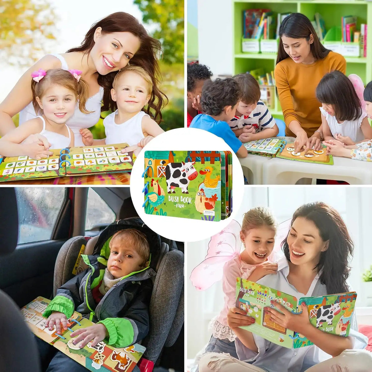 Livre Montessori pour bébé – Livre tactile et jouet éducatif (mots en – Montessori Lernwelt Livre Montessori pour bébé – Livre tactile et jouet éducatif (mots en – Montessori Lernwelt