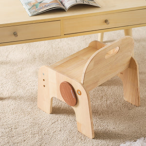 Höhenverstellbarer Kinderstuhl aus Holz für Kleinkinder Montessori