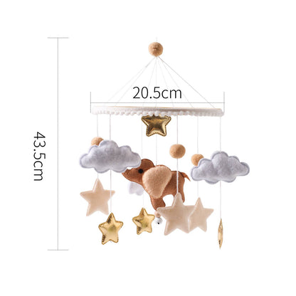 Montessori Baby Mobile aus Filz & Holz – für Babybett und Kinderzimmer