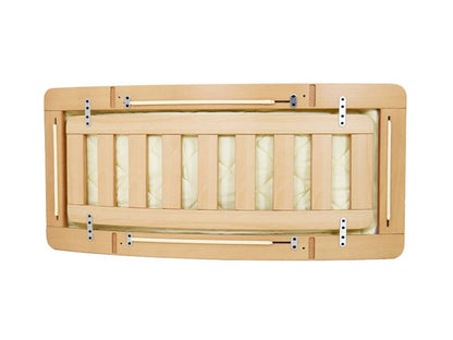 Unterseite mit stabilem Holzträger für zusätzliche Sicherheit