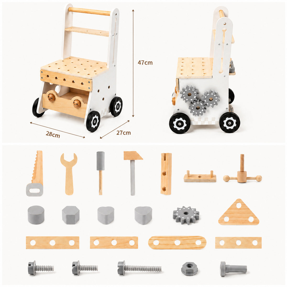 Holz Werkbank Zubehör und Bauteile für kreatives Spielen