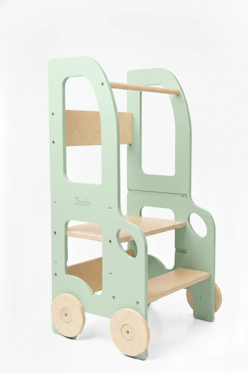FSC Holz Kinderlernturm mit natürlichem Design
