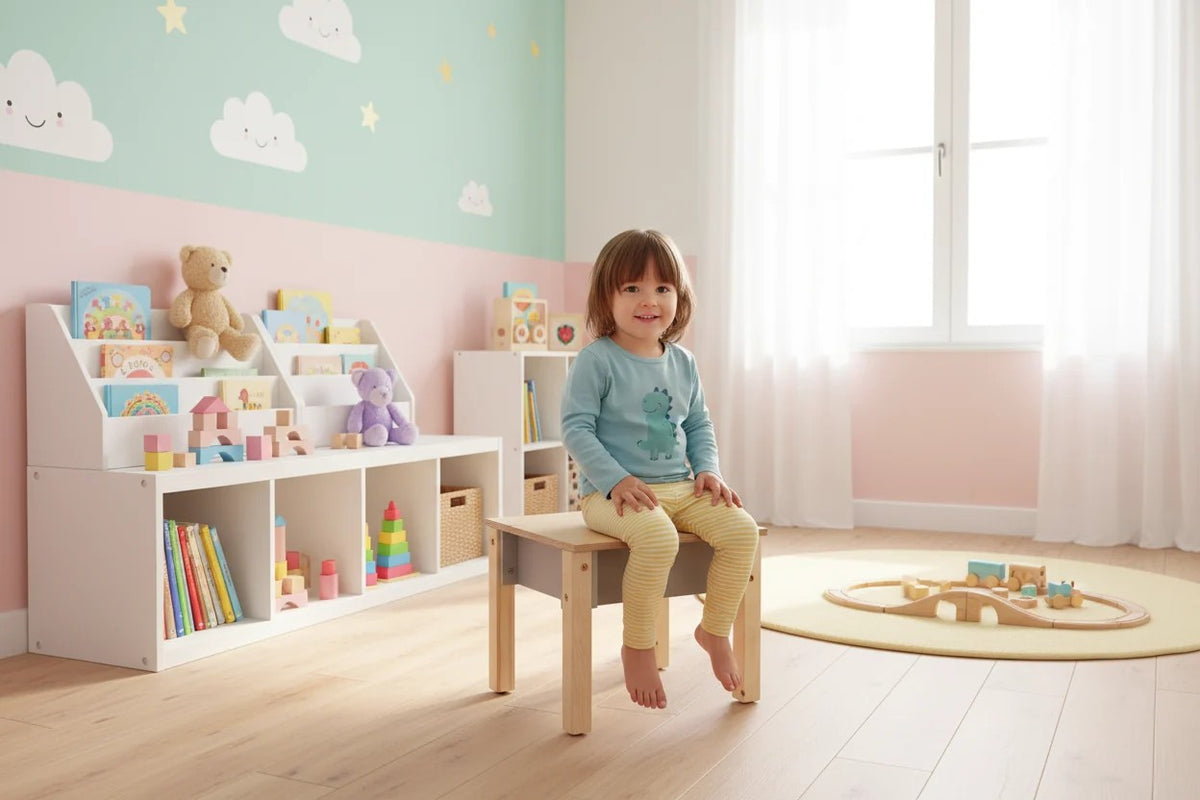 Sichere abgerundete Kanten für Kinder