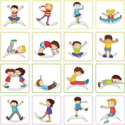 Montessori Balance Board aus Holz – Wackelbrett für Kinder