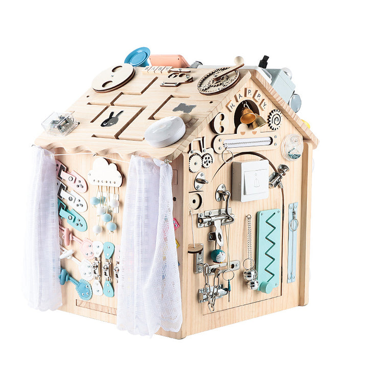 Busy House Montessori Busy Board | Lernspielzeug für Kleinkinder – Montessori Lernwelt