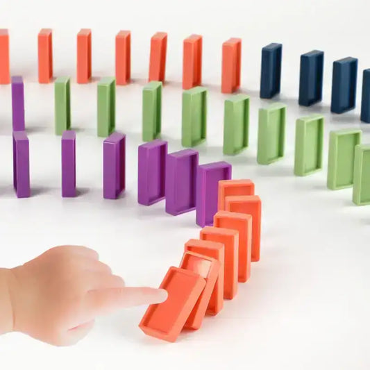 Montessori Automatischer Domino Zug Set