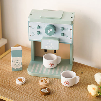 Montessori Holz Kaffeemaschine für Kinder zur Förderung von Kreativität und Selbstständigkeit
