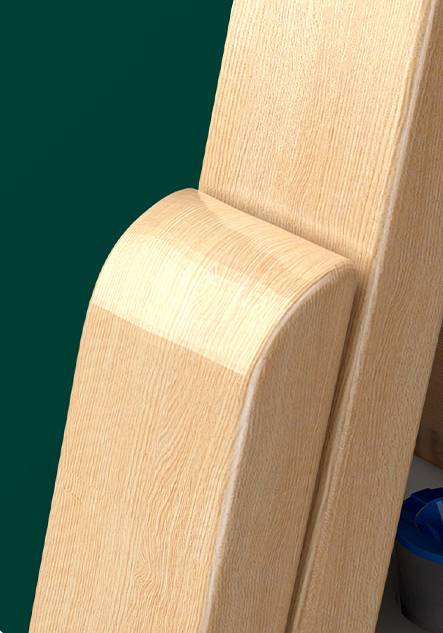Montessori Kinderstaffelei aus Holz mit höhenverstellbarer Kreidetafel & magnetischem Whiteboard für Kinder