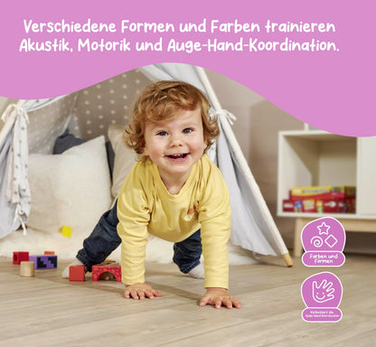 Montessori Klangbausteine von Eichhorn im Einsatz – Sensorikspielzeug für Kleinkinder – MontessoriLernwelt