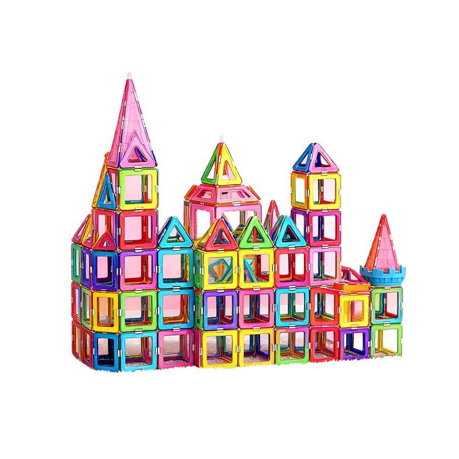 MontessoriLernwelt magnetische Bausteine Set für Kinder ab 3 Jahren