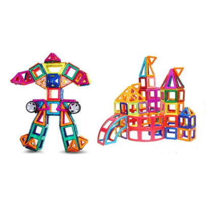 MontessoriLernwelt magnetische Bausteine Set für Kinder ab 3 Jahren