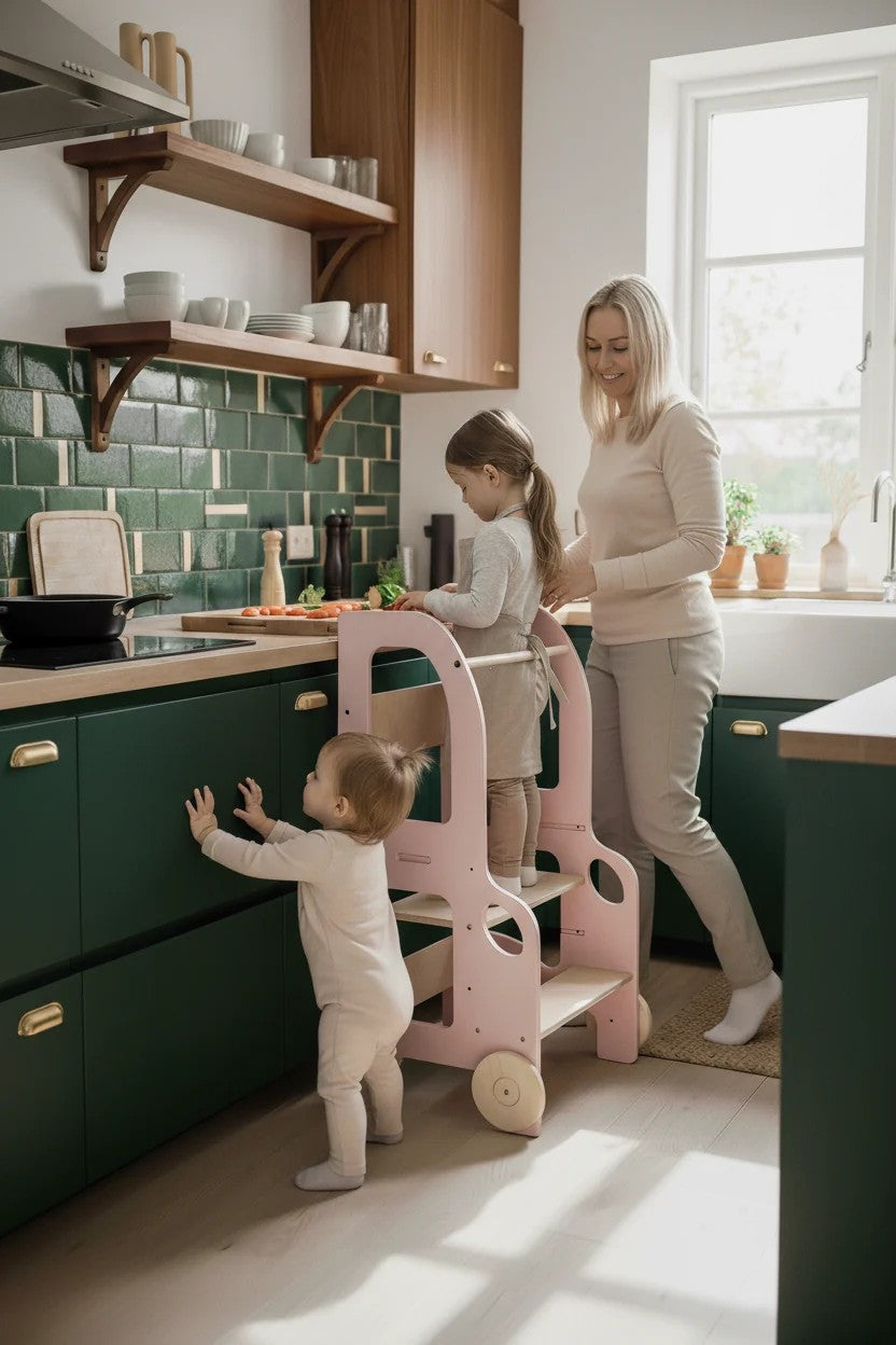 Montessori Möbel aus Holz für Kinder