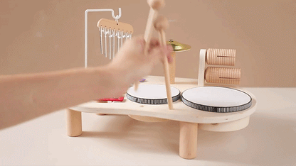 Mesa de actividades musicales Montessori – Sonido y ritmo