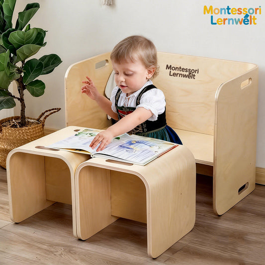 Montessori Möbel für langfristige Nutzung im Familienleben