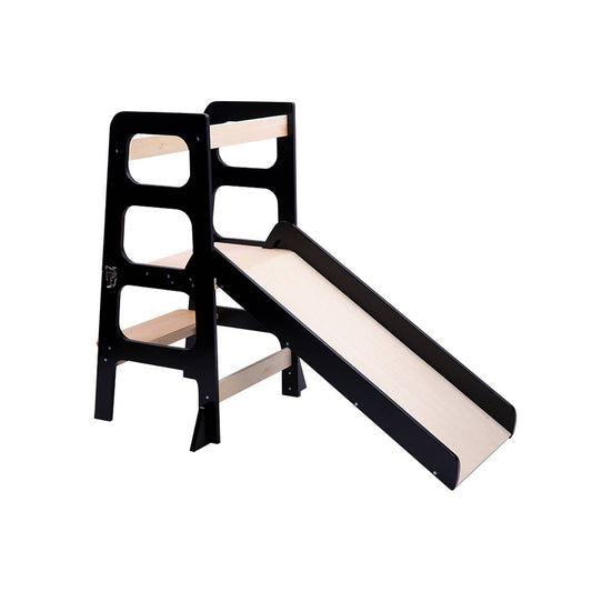 3-in-1 Lernturm mit Rutsche und Tischfunktion