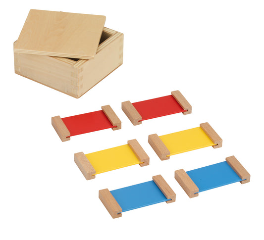 Montessori Farbtäfelchen Set I–III Farben lernen und sortieren