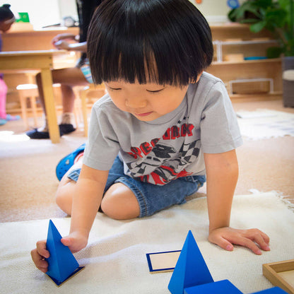 Montessori Geometrische Körper aus Holz Lernspielzeug