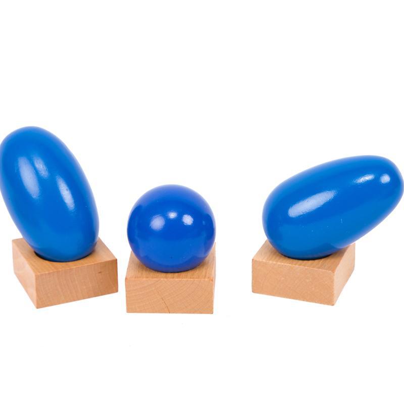 Montessori Geometrische Körper aus Holz Lernspielzeug