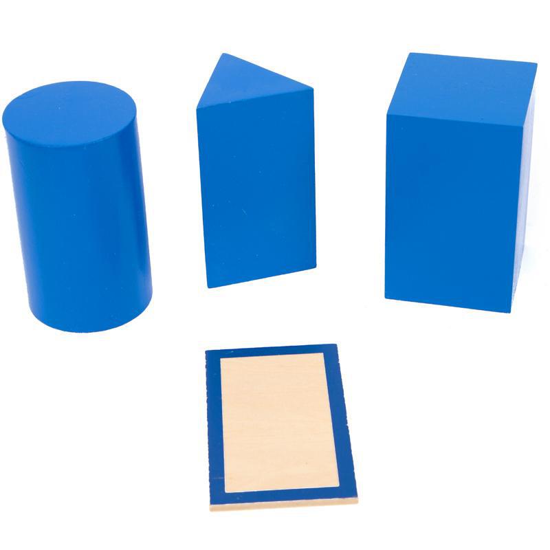 Montessori Geometrische Körper aus Holz Lernspielzeug