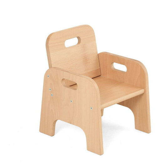 Kinderstuhl aus Holz ab 1 Jahr mit niedriger Sitzhöhe – montessorilernwelt Montessori Kinderstuhl