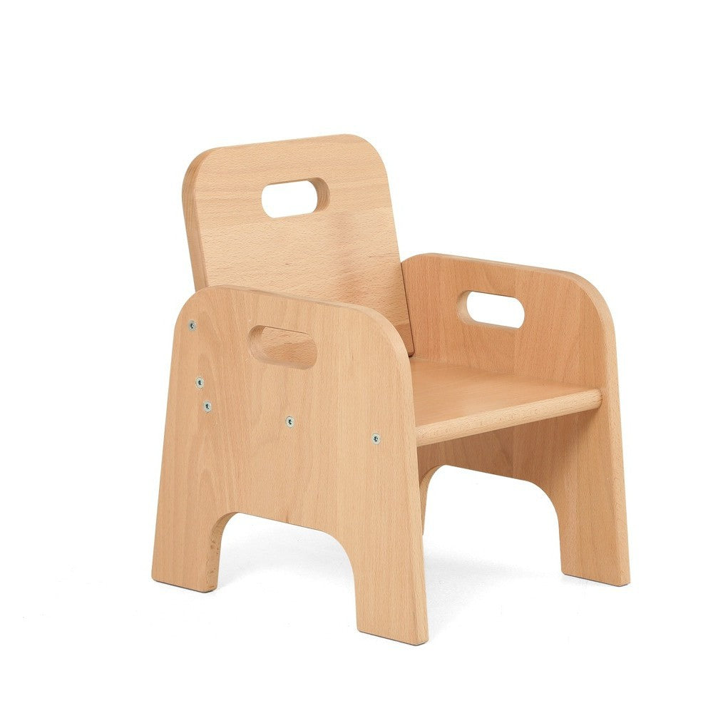 Kinderstuhl aus Holz ab 1 Jahr mit niedriger Sitzhöhe – montessorilernwelt Montessori Kinderstuhl