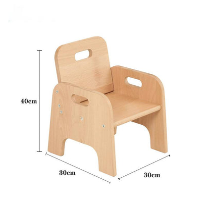 Kinderstuhl aus Holz ab 1 Jahr mit niedriger Sitzhöhe – montessorilernwelt Montessori Kinderstuhl