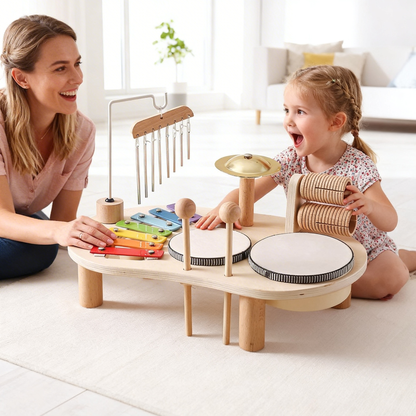 Musikspielzeug aus Holz für Kinder ab 3 Jahren im Montessori Stil