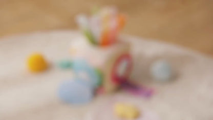 Meerjungfrau-Spielzeug Taschentuchbox  Sensorisches Babyspielzeug